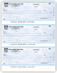 Three to a page Quicken Check